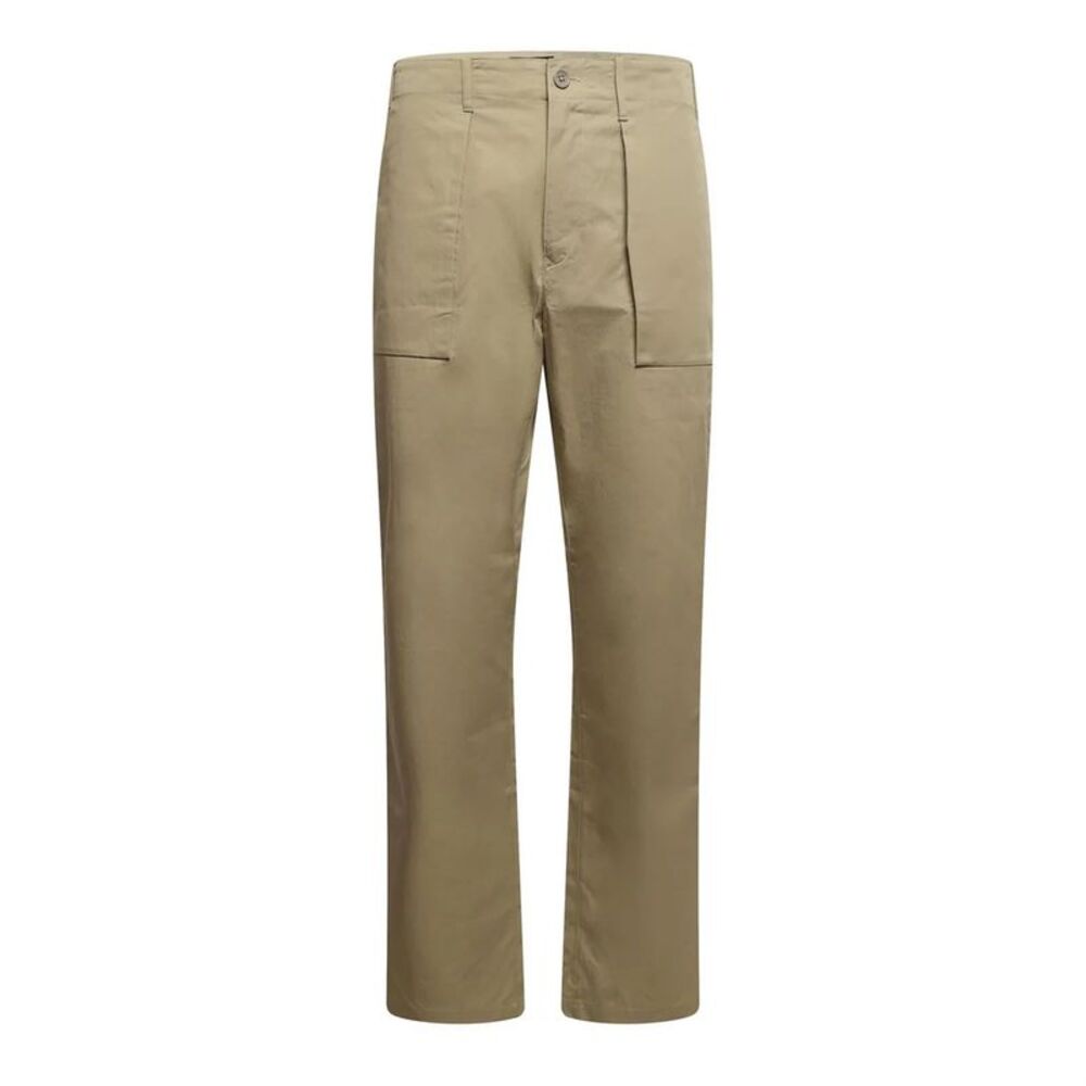 Belstaff Mens Jet Cotton Straight Leg Pants / Green
